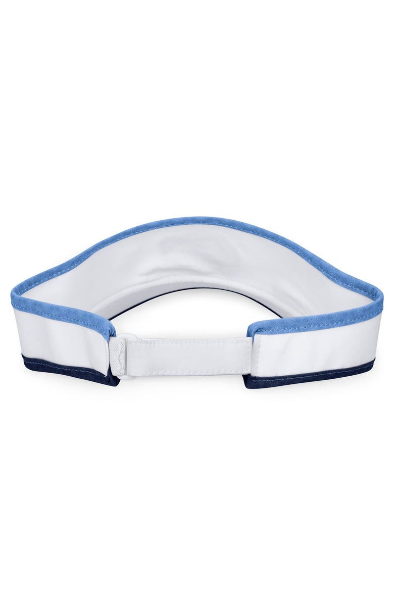 TOP OF THE WORLD Men's Top of the World White North Carolina Tar Heels Daybreak Adjustable Visor, Alternate, color,