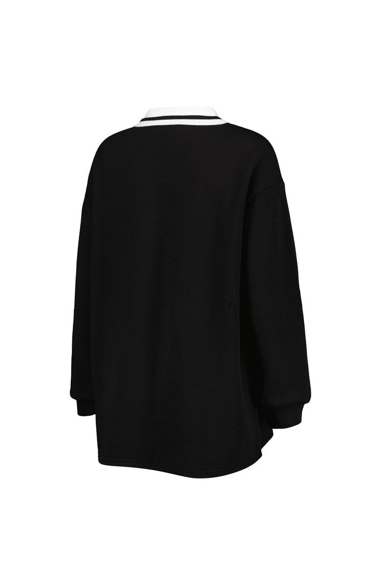 GAMEDAY COUTURE Women's Gameday Couture Black Iowa Hawkeyes Happy Hour Long Sleeve Polo, Alternate, color, 