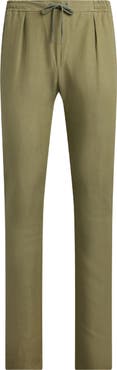 Ralph Lauren Purple Label Dorset Drawstring Silk & Linen Pants