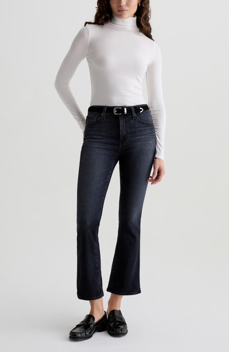 AG Farrah Mid Rise Crop Bootcut Jeans, Alternate, color, Glitch
