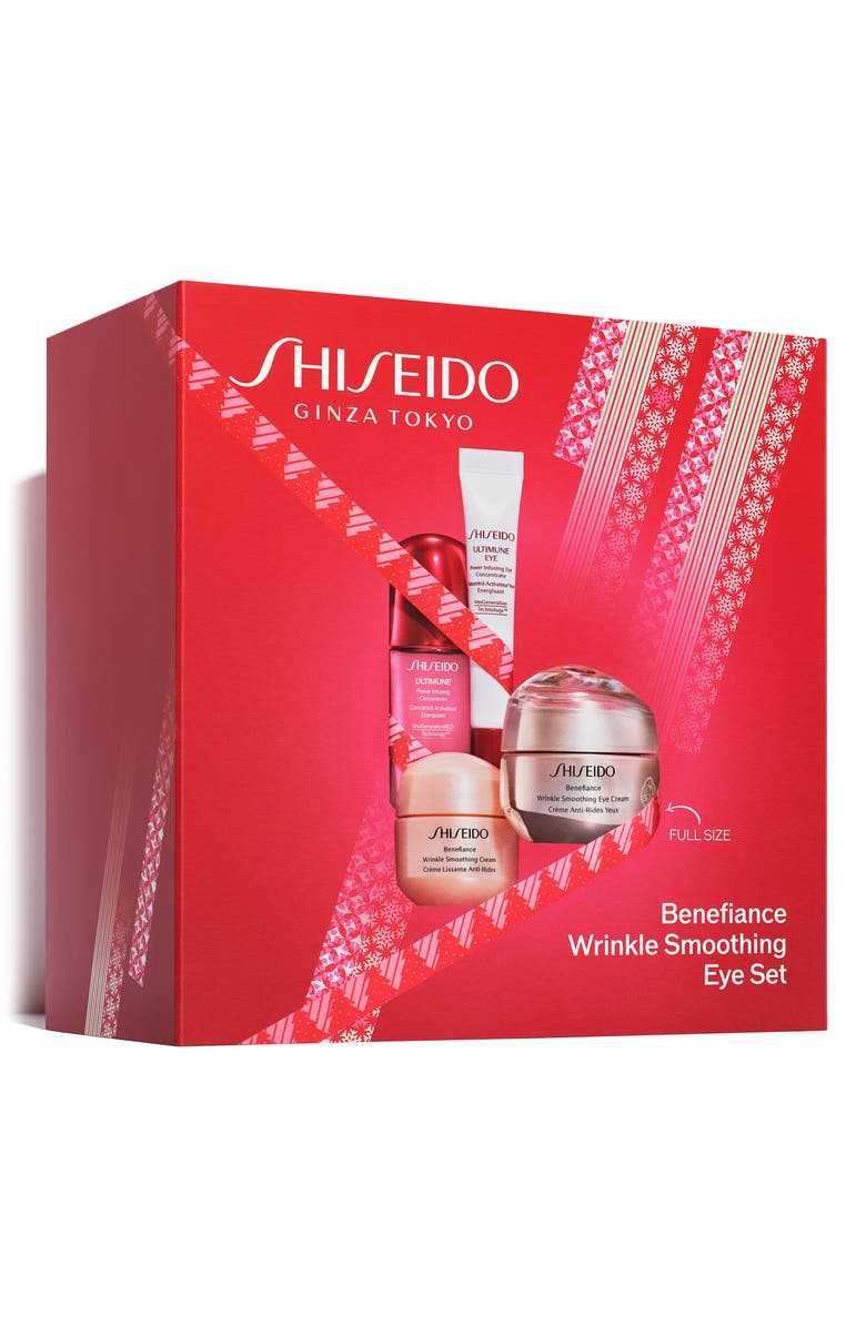 Shiseido Benefiance Wrinkle Smoothing Eye Set USD $133 Value, Alternate, color, 