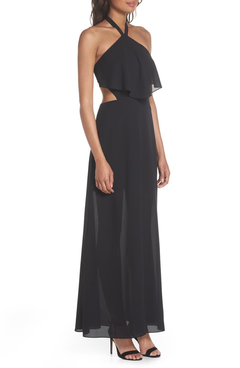 Ali & Jay Beach Club Afternoons Halter Maxi Dress, Alternate, color,