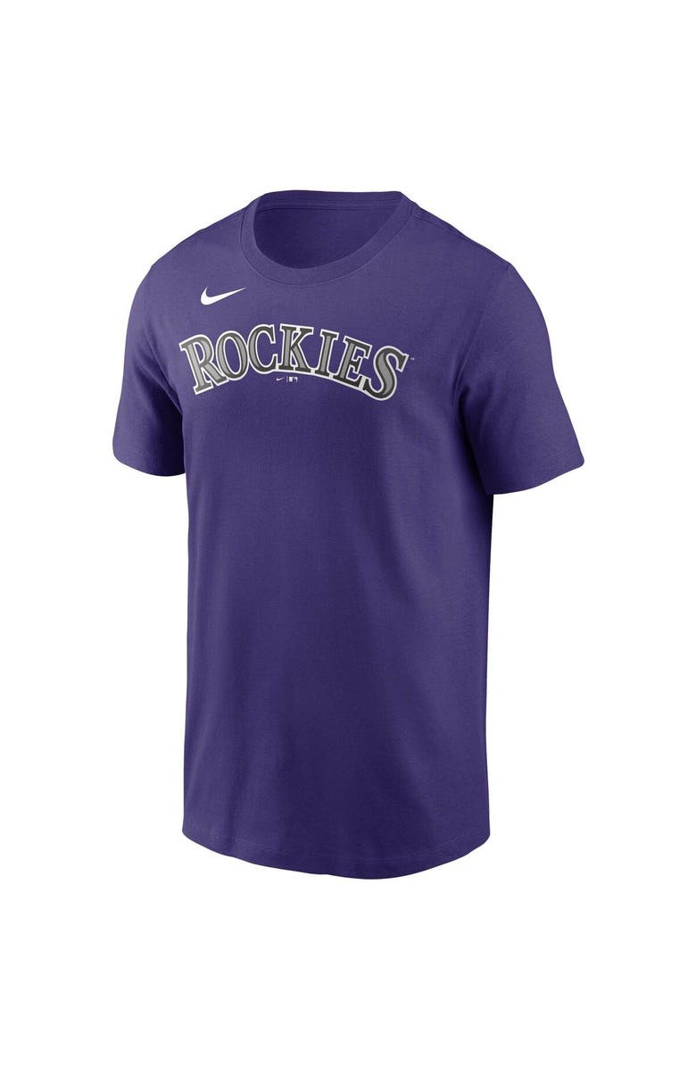 Nike Men's Nike  Purple Colorado Rockies Name & Number T-Shirt, Alternate, color, 