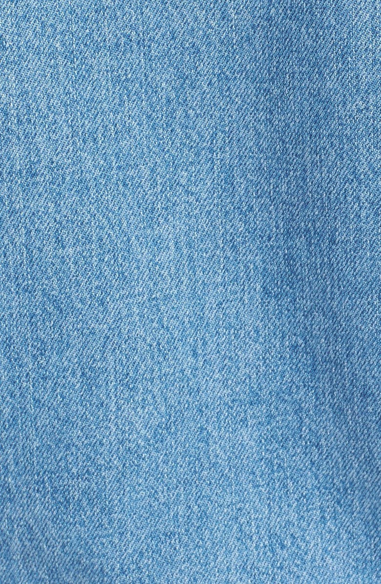 Acne Studios Fray Denim Jacket, Alternate, color,