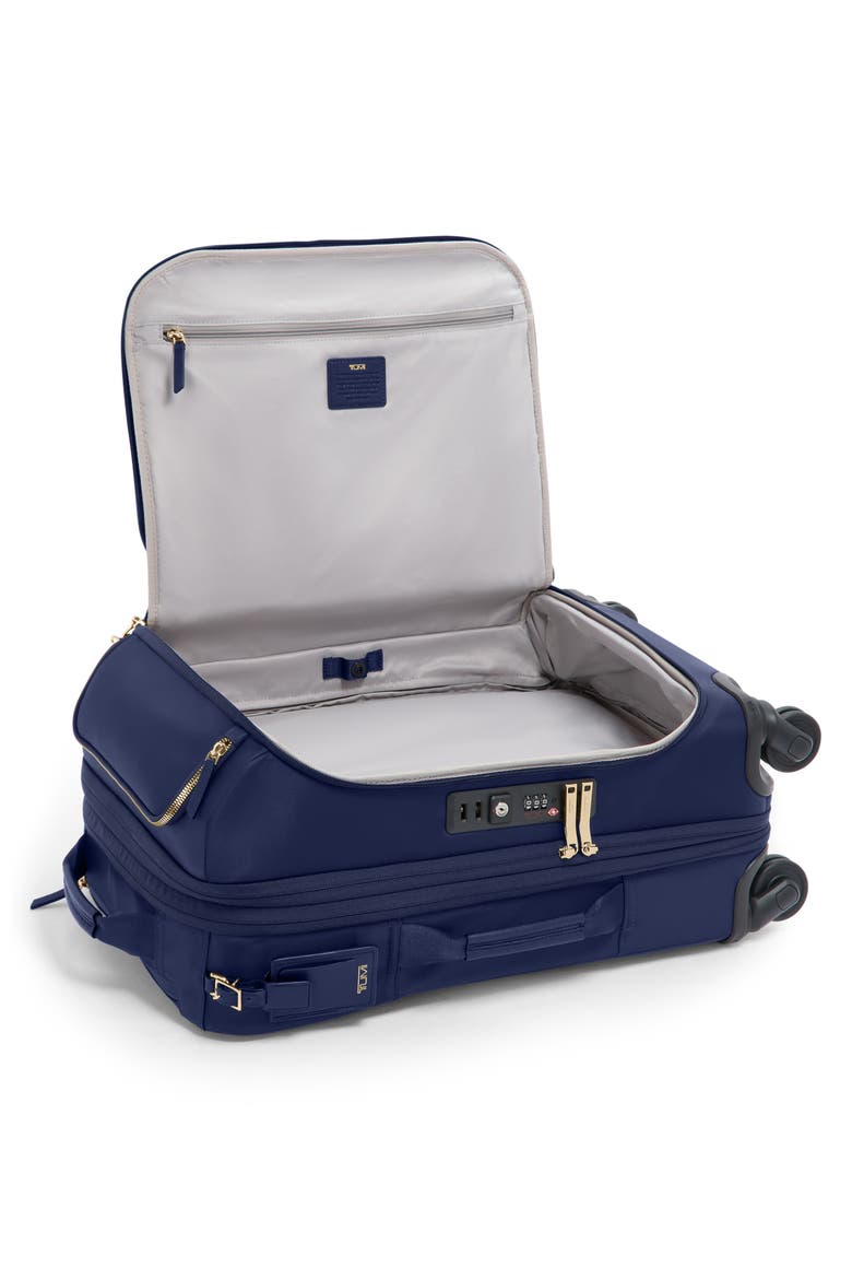 Léger Dual Access Expandable Carry-On, Alternate, color, INDIGO/ LIGHT GOLD