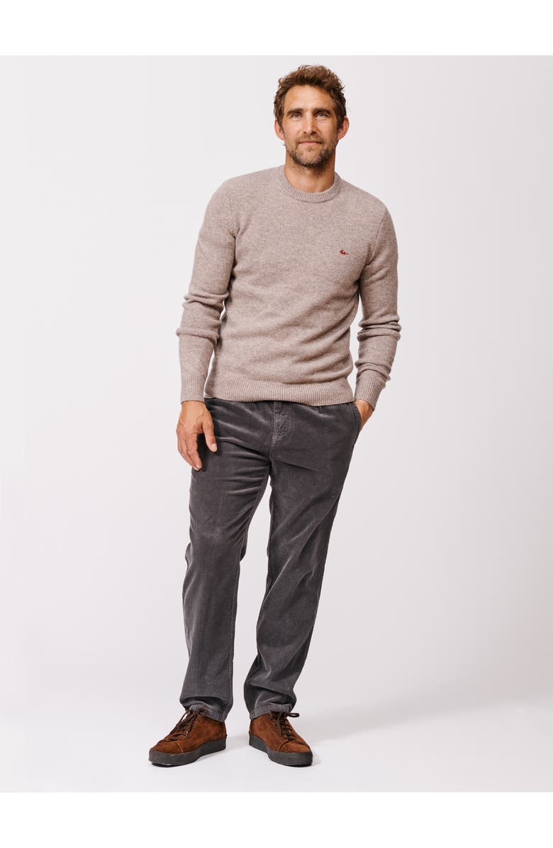 Aubin Phillips Lambswool Crew Neck Sweater, Alternate, color, Stone
