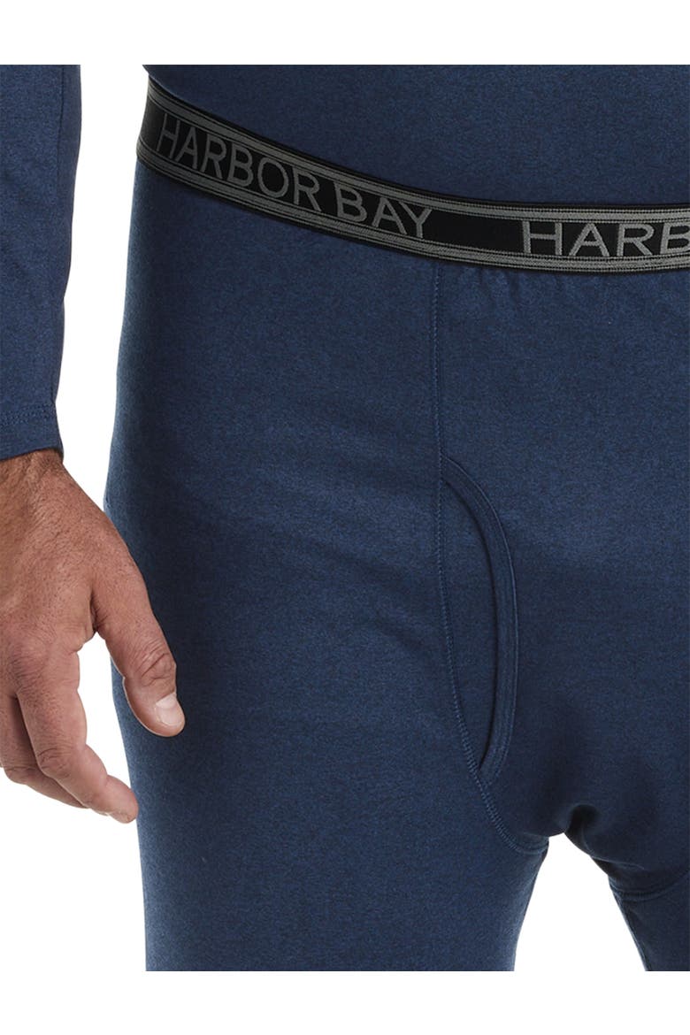 Big & Tall Colder Weather Level 2 Performance Thermal Pants, Alternate, color, BLUE HEATHER