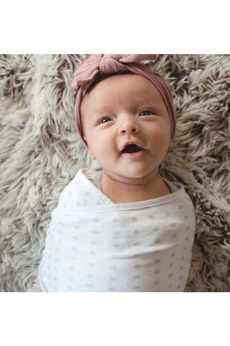 Adjustable Swaddle Blanket 2 Pack, Alternate, color, Grey Chevron & Polka Dot
