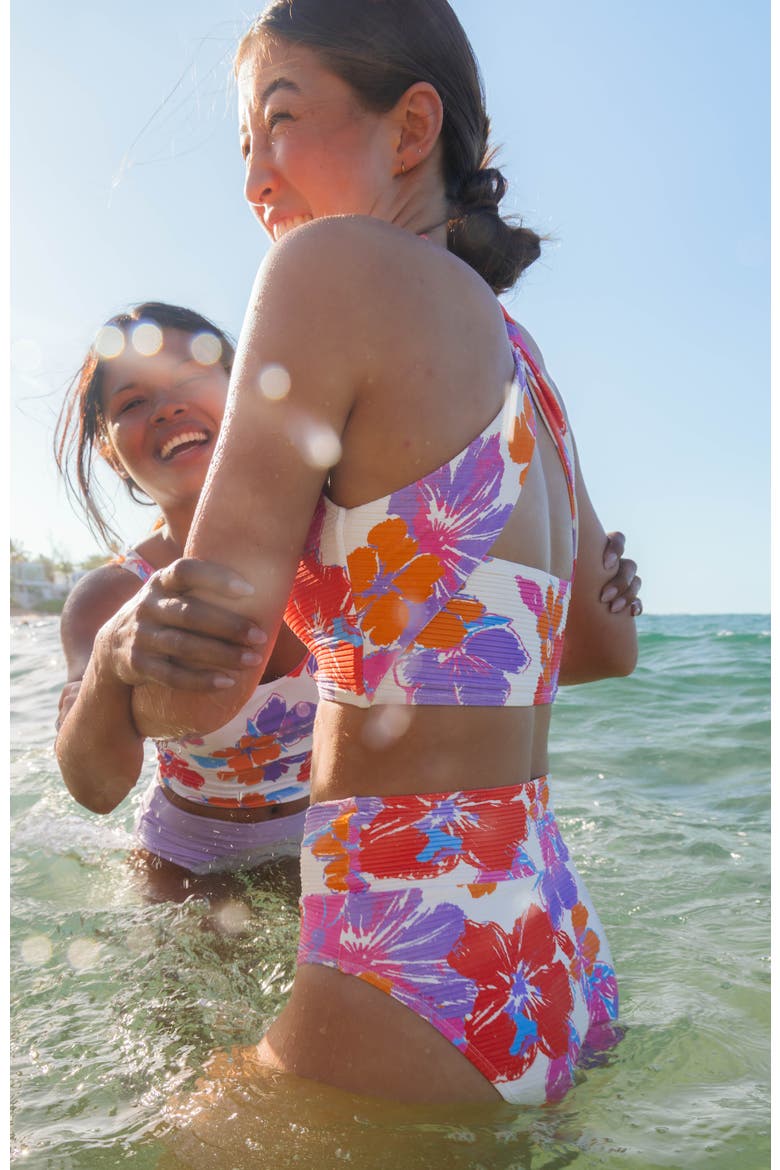Cross Up Swim Crop, Alternate, color, Sundara