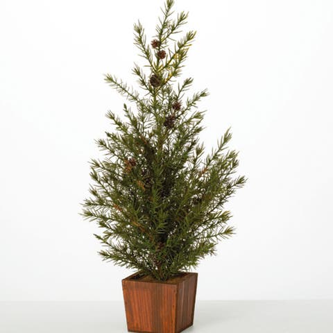 Sullivan's Christmas Potted Cedar Tree 25.25 Inch