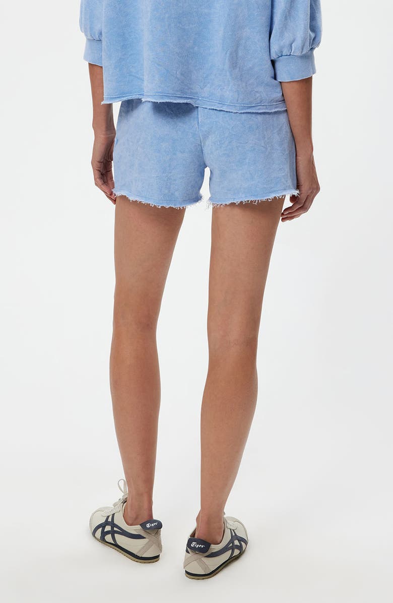 Michael Stars Otto Tie Waist Sweat Shorts, Alternate, color, Sky