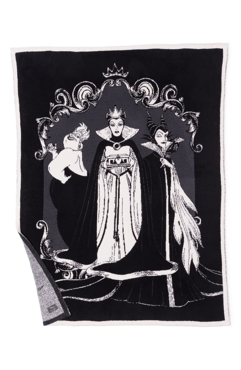 Barefoot Dreams<sup>®</sup> x Disney Villains CozyChic<sup>®</sup> Throw, Alternate, color, Black Multi
