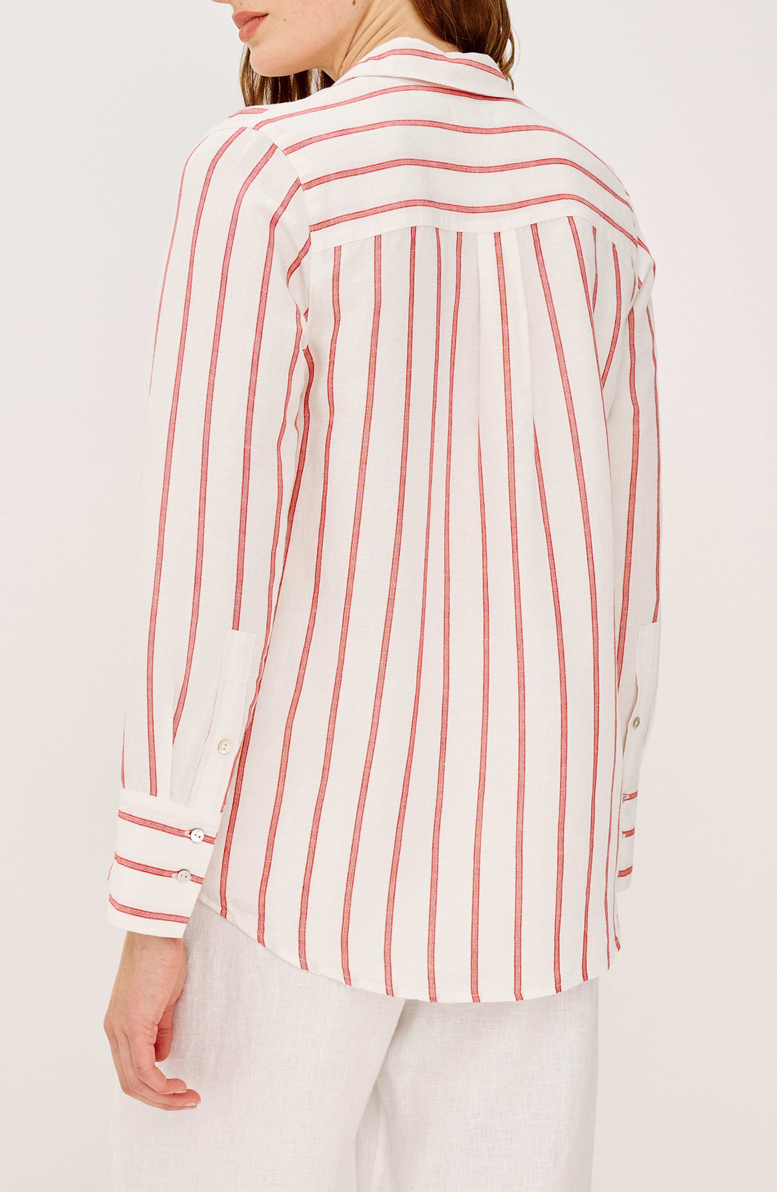 Knox Linen Blend Button-Up Shirt - image 2