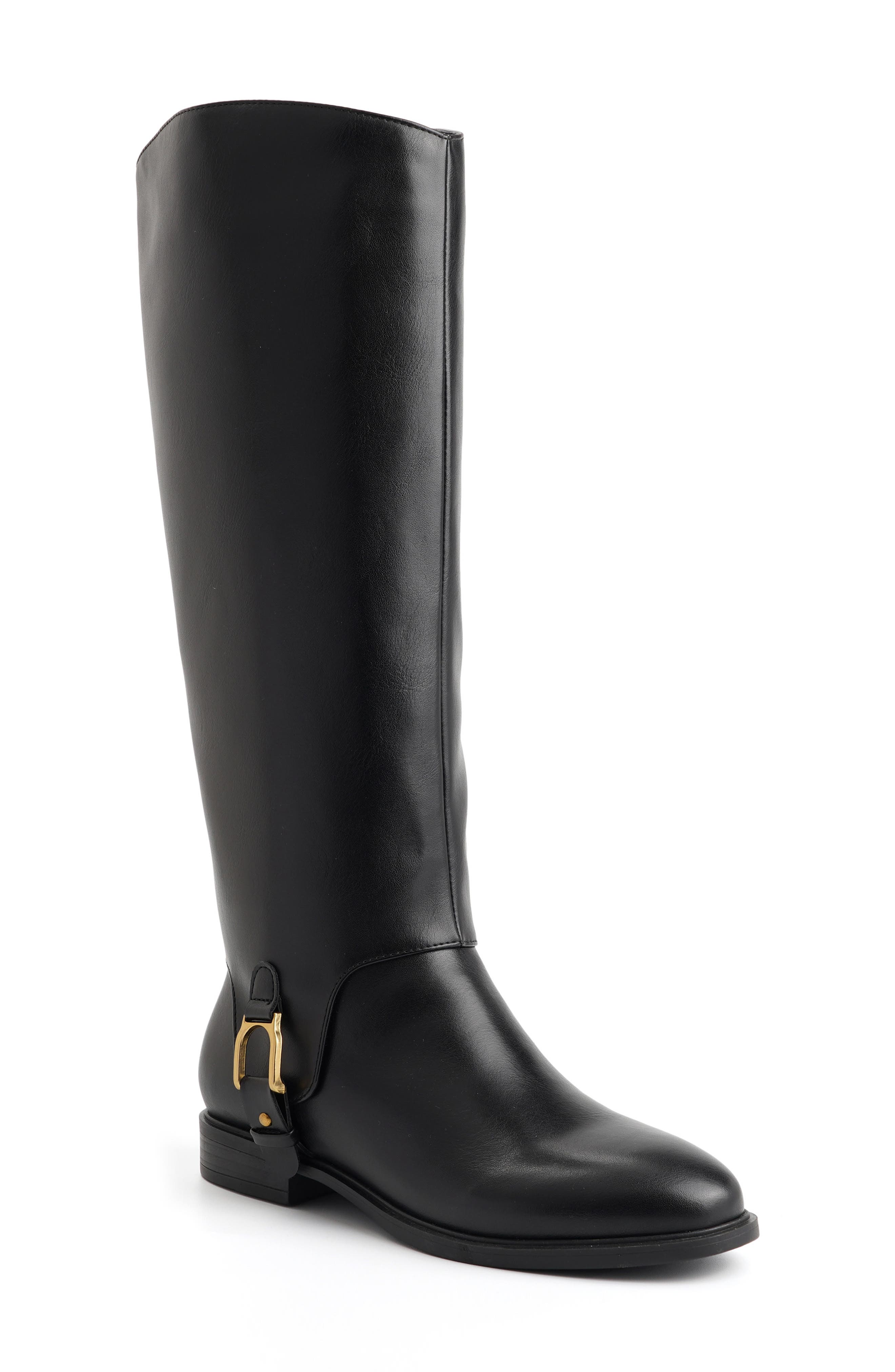Yuki Faux Leather Knee High Boot
