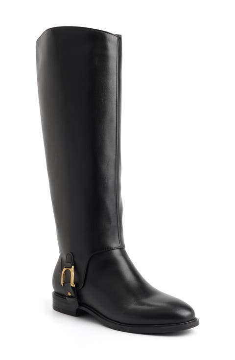 Yuki Faux Leather Knee High Boot
