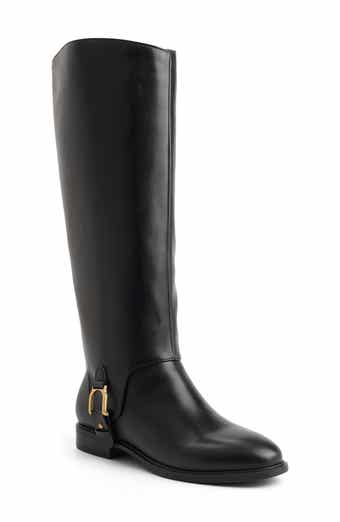 Yuki Faux Leather Knee High Boot