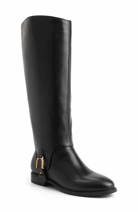 Yuki Faux Leather Knee High Boot