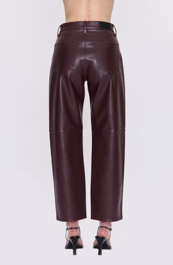 Jett Faux Leather Wide Leg Pants