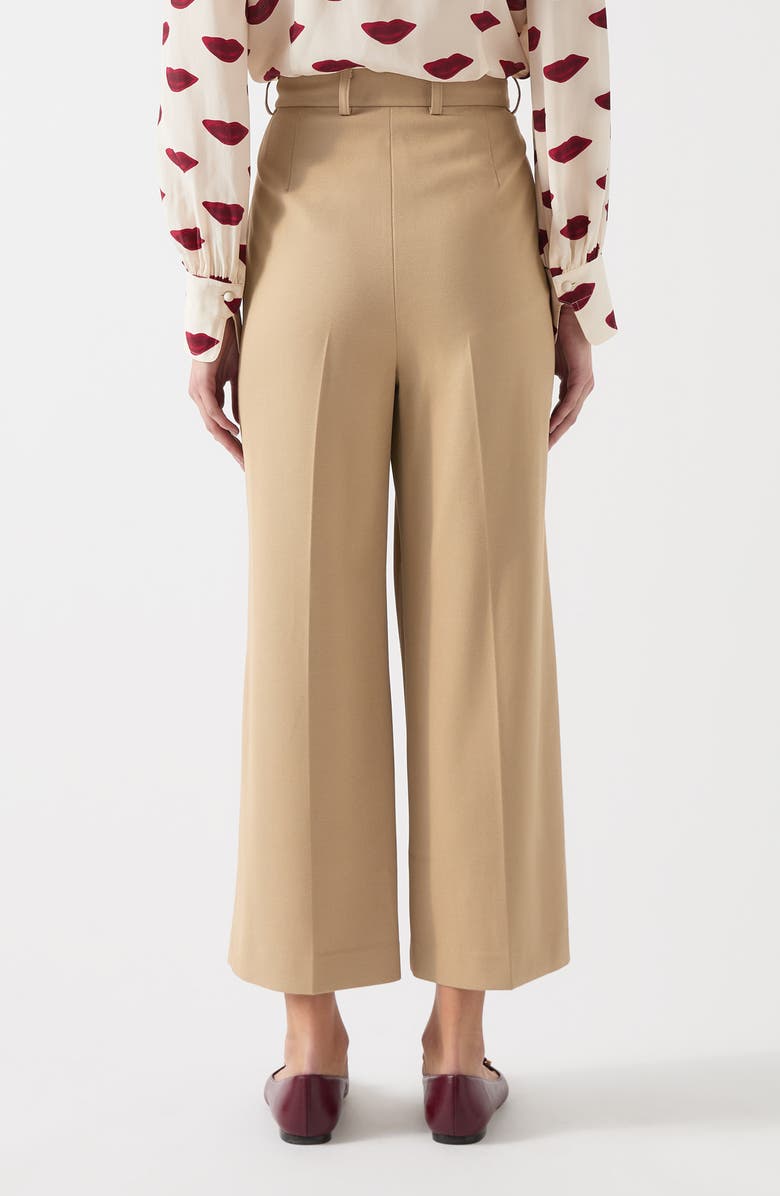 LK Bennett Joel Button Detail Pants, Alternate, color, 