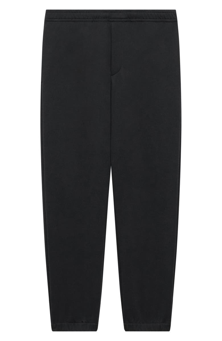 Theory Borough Tapered Sweatpants, Alternate, color, Black