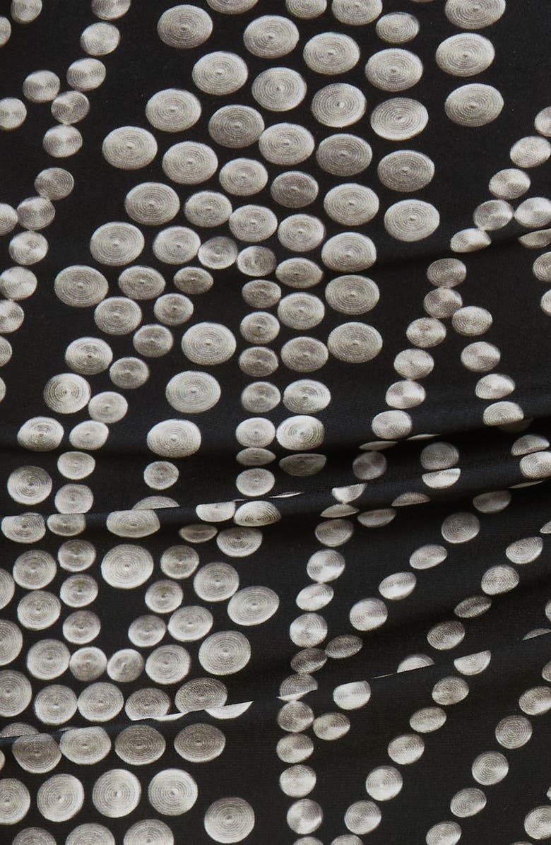 Norma Kamali Asymmetric Knit Miniskirt, Alternate, color, 