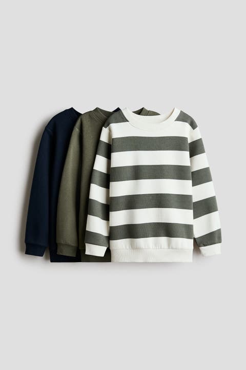 3-Pack Brushed-Inside Sweatshirts