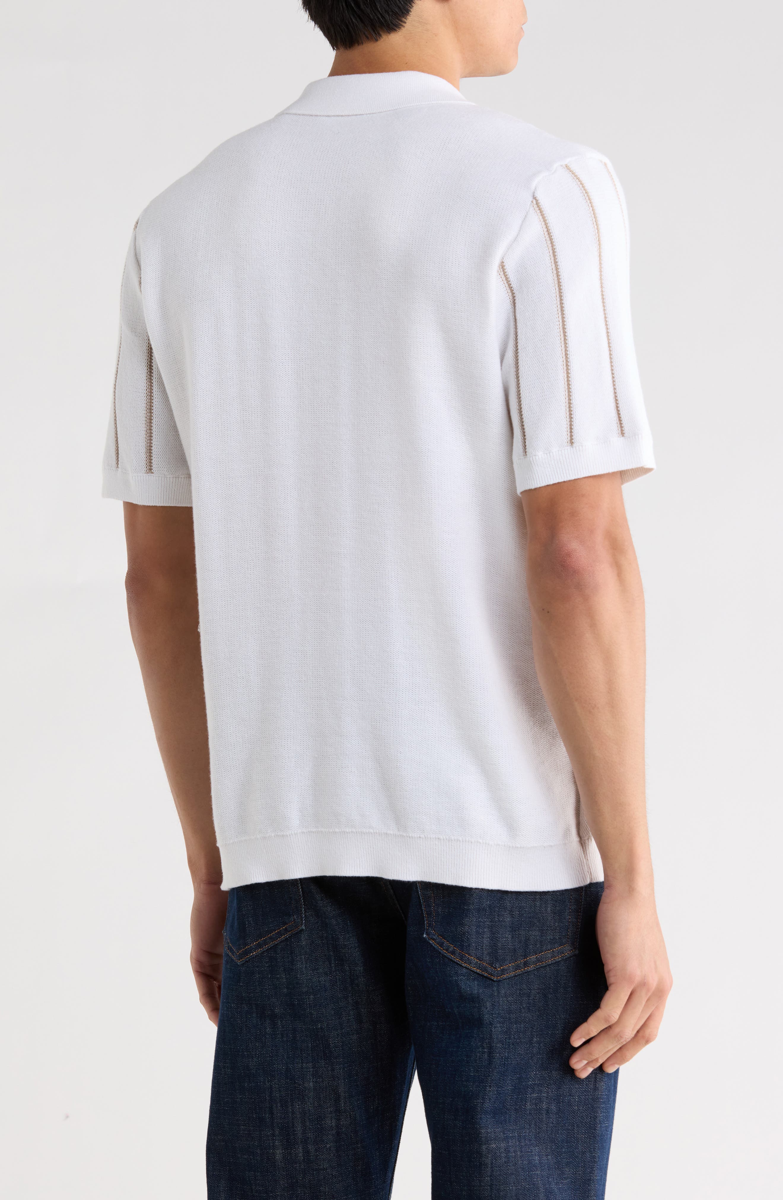 Wheo Johnny Collar Knit Polo - image 2