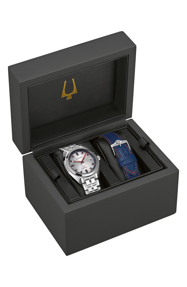 BULOVA Jet Star 1973 Bracelet Watch, 40mm, Alternate, color, Silver-Tone