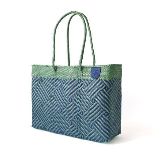 Tin Marin Palmera Woven Super Tote In Blue