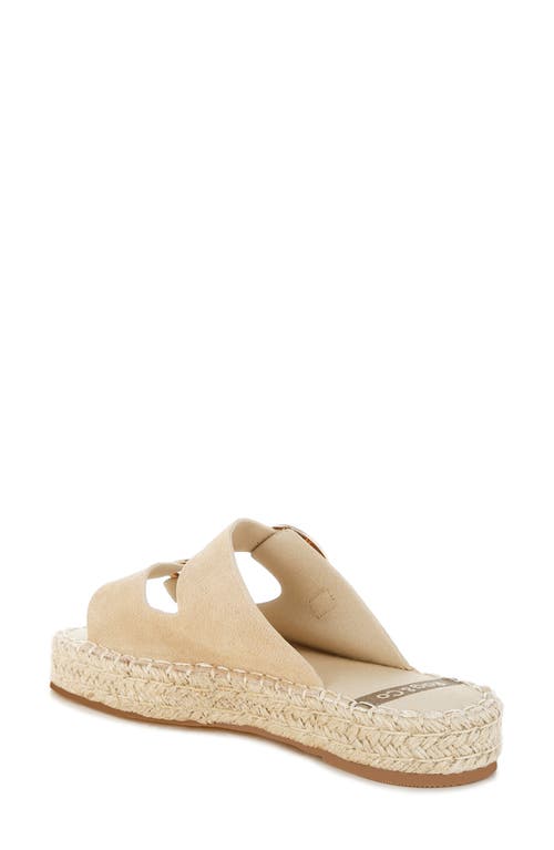 Rag & Co Juopa Espadrille Slide Sandal In Neutral