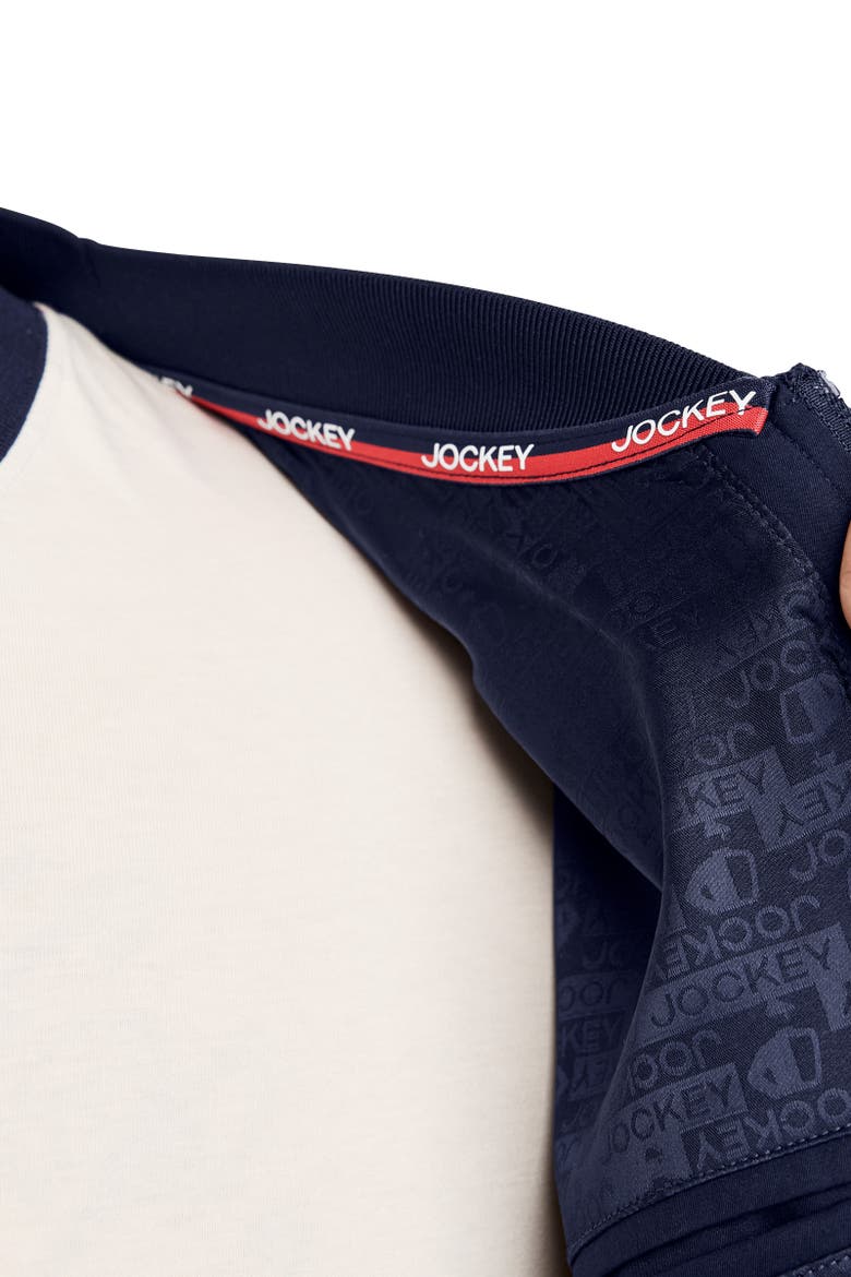 Mens Jockey 1876 Collection Bomber Jacket, Alternate, color, 1876 Navy Blue