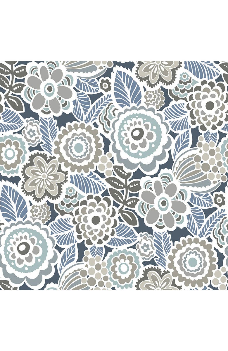 Wallpops Blue Dream On Peel & Stick Wallpaper, Alternate, color, Blue