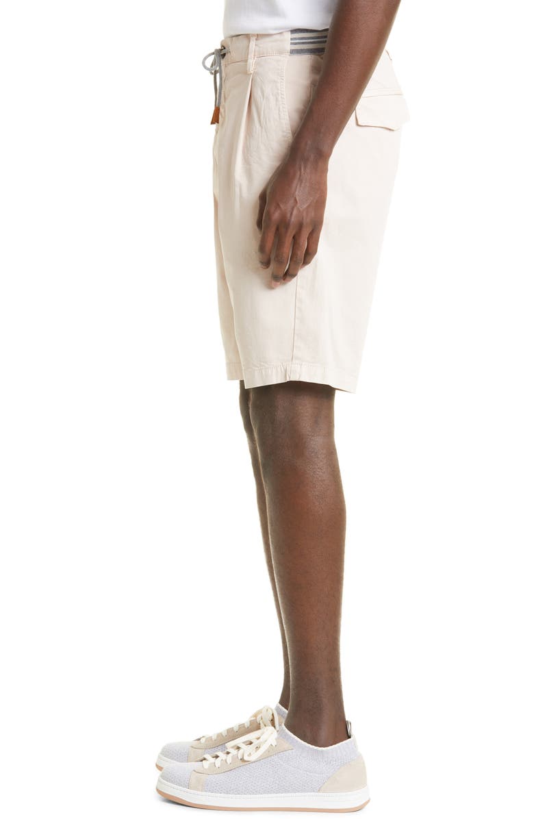 Eleventy Garment Dye Cotton Stretch Twill Bermuda Shorts, Alternate, color,