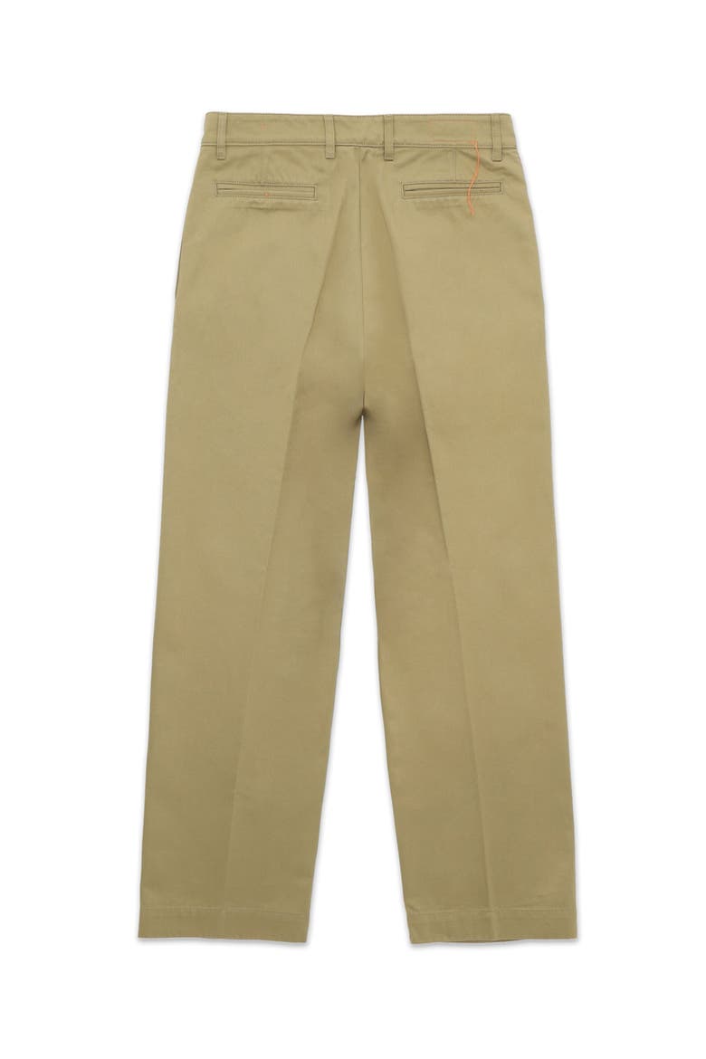 New York Heavyweight Cotton Gabardine Pleated Pants, Alternate, color, SAND