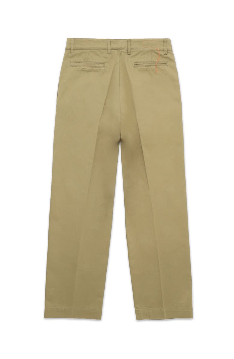 Fortela New York Heavyweight Cotton Gabardine Pleated Pants, Alternate, color, Sand