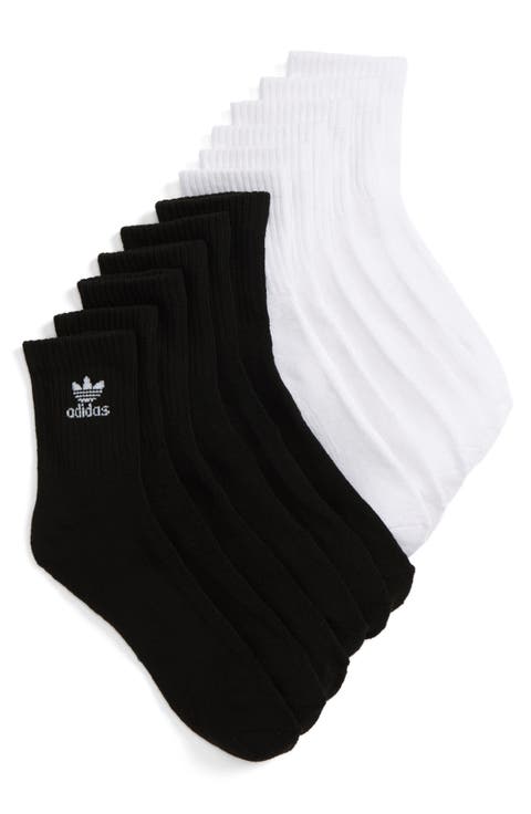 Trefoil 6-Pack Quarter Socks