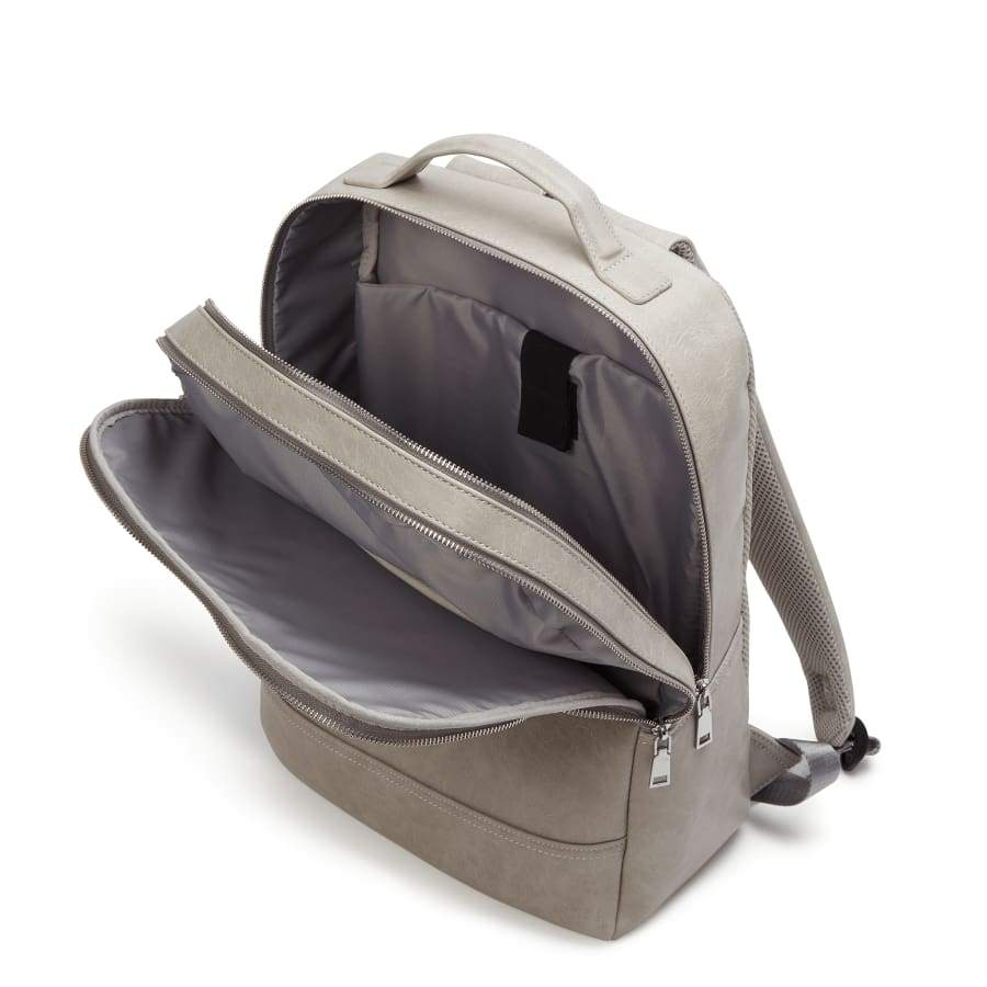 LaBante London Acacia Grey Vegan Laptop Backpack, Alternate, color, Grey