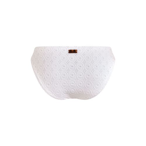VILEBREQUIN BRODERIE ANGLAISE MIDI BRIEF BIKINI BOTTOM