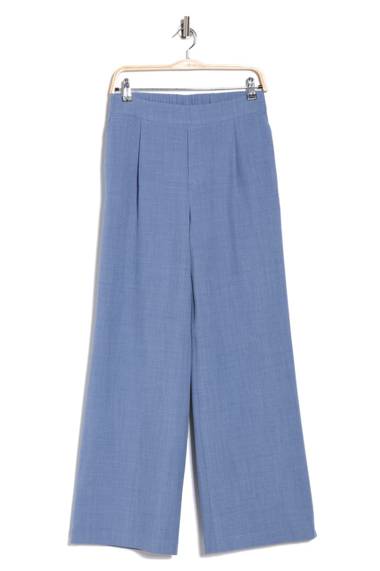 Pull-On Wide Leg Pants, Alternate, color, INDIGO MELANGE