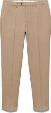 MANGO Turin Virgin Slim Fit Wool Pants