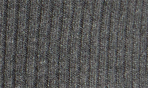 Open Edit Ribbed Crewneck Cardigan In Black