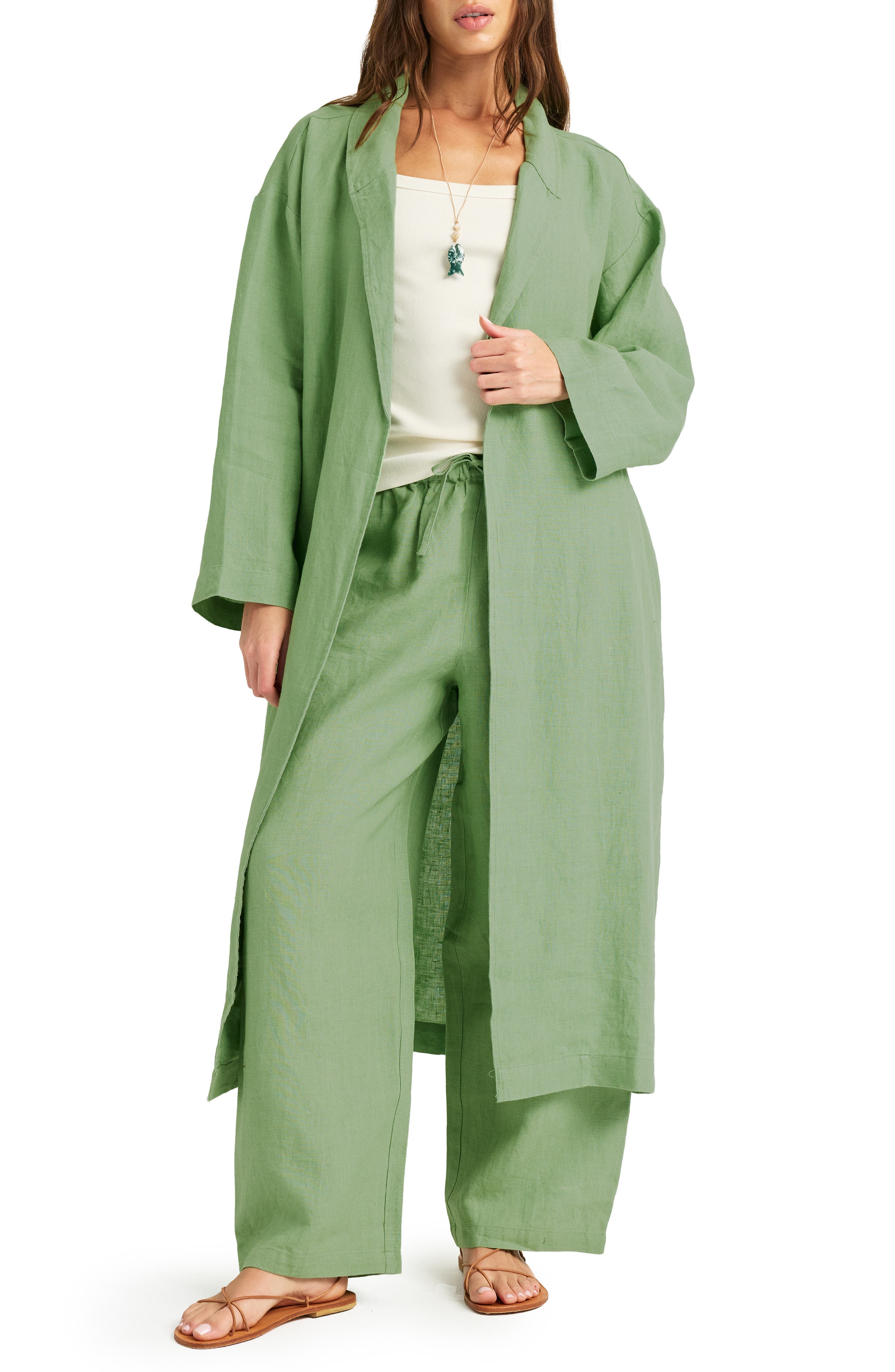 Vitamin A® Dakota Linen Duster Cover-Up (Women) | Nordstrom