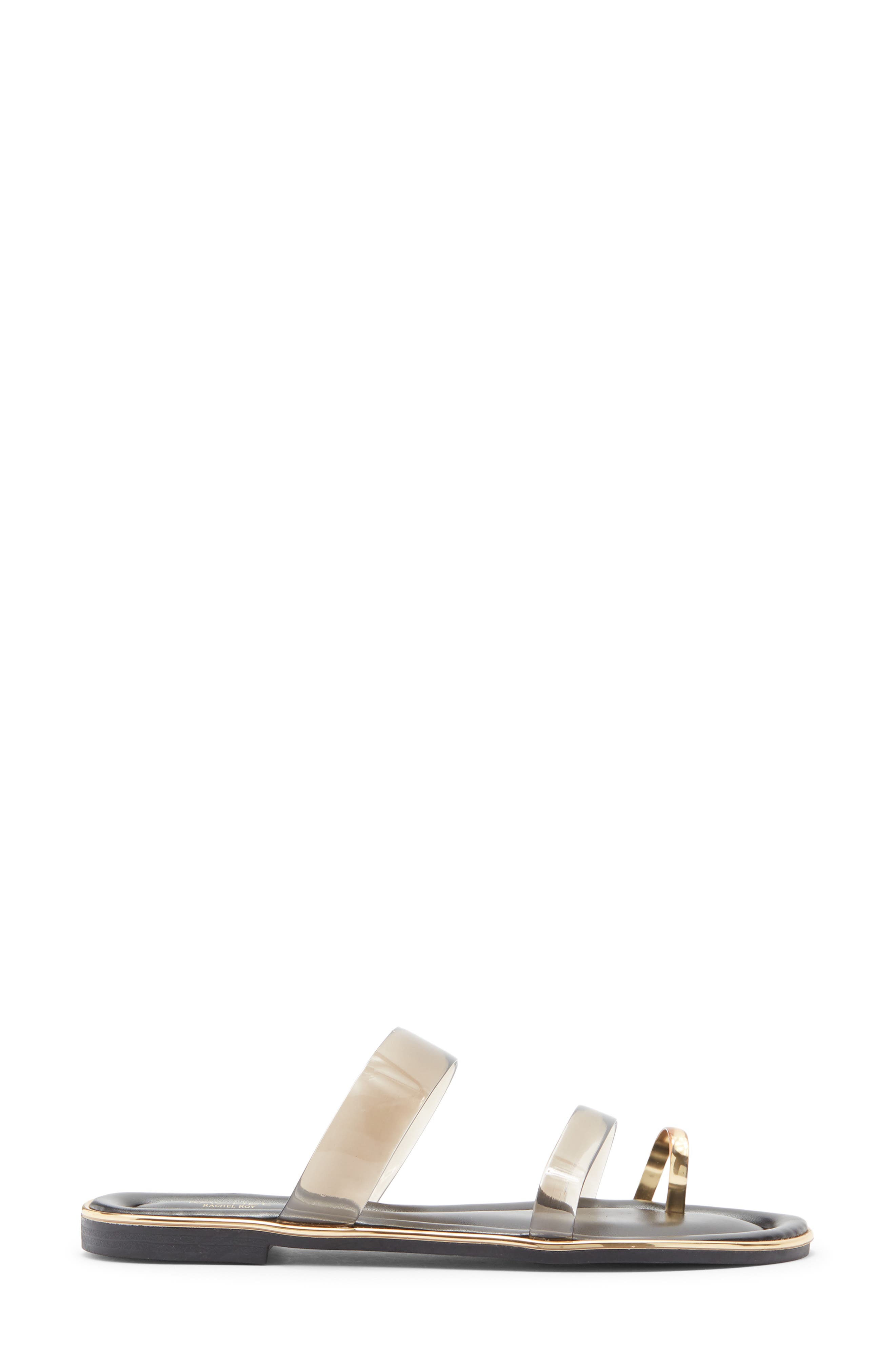 RACHEL Rachel Roy Boca Slide Sandal, Alternate, color, Black Clear