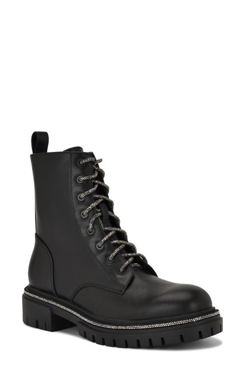 Nine West Jarret Lug Sole Boot In Black