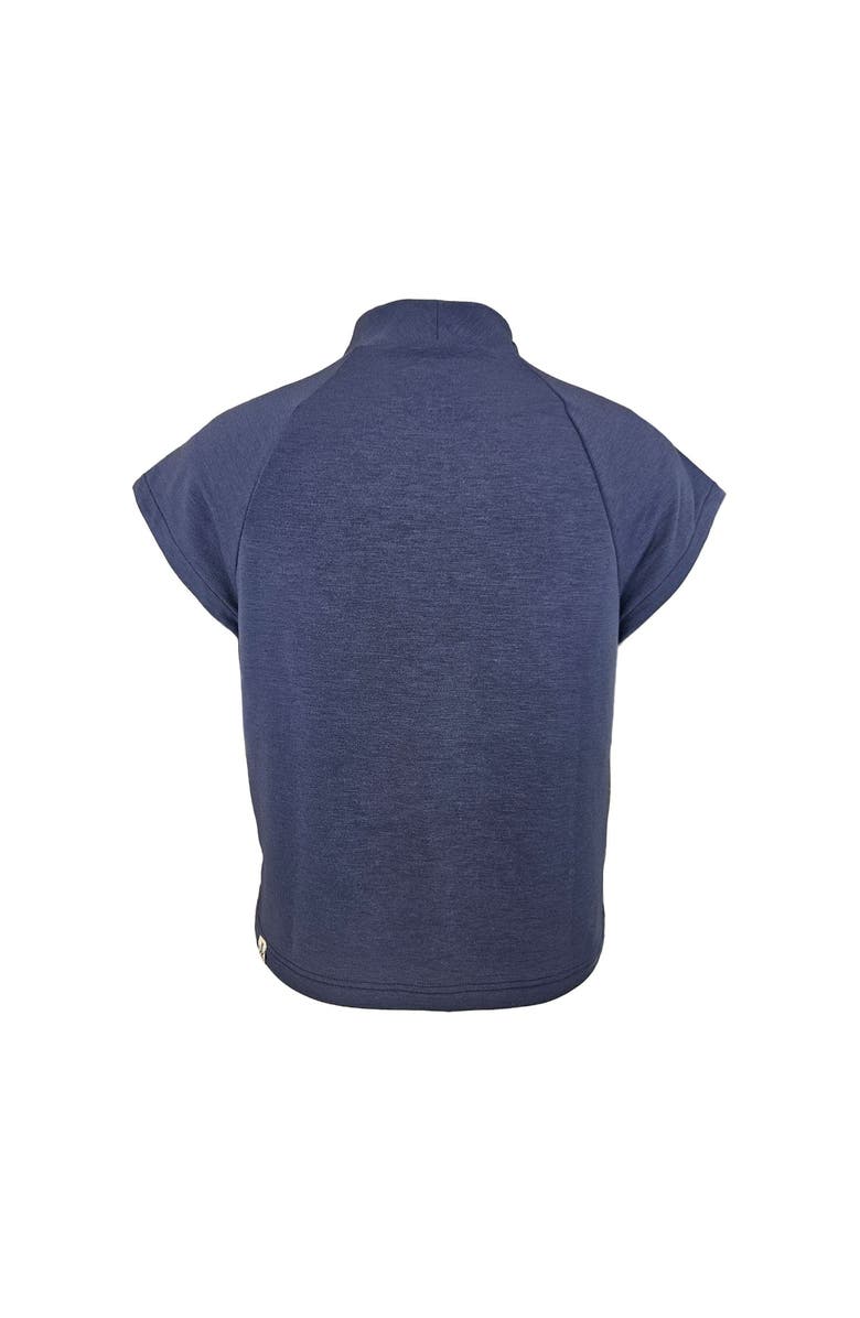 Krimson Klover Victoria Half Zip Cap Sleeve Pullover, Alternate, color, Spellbound