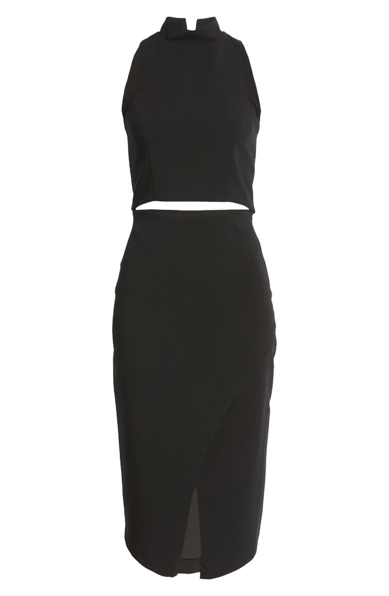 Black Halo Juma Two Piece Sleeveless Sheath Dress, Alternate, color, Black