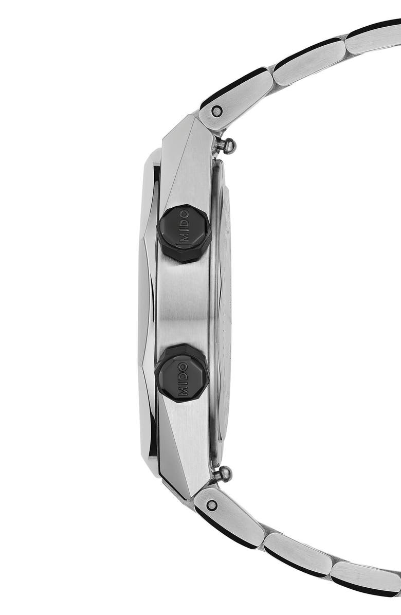 MIDO Multifort 8 Two Crowns Automatic Bracelet Watch, 40mm, Alternate, color, 