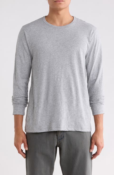 Long Sleeve Slubbed Jersey T-Shirt