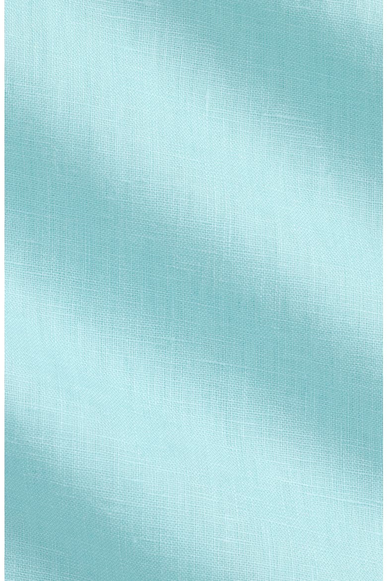 Classic Fit Linen Button-Down Shirt, Alternate, color, NEW AQUA