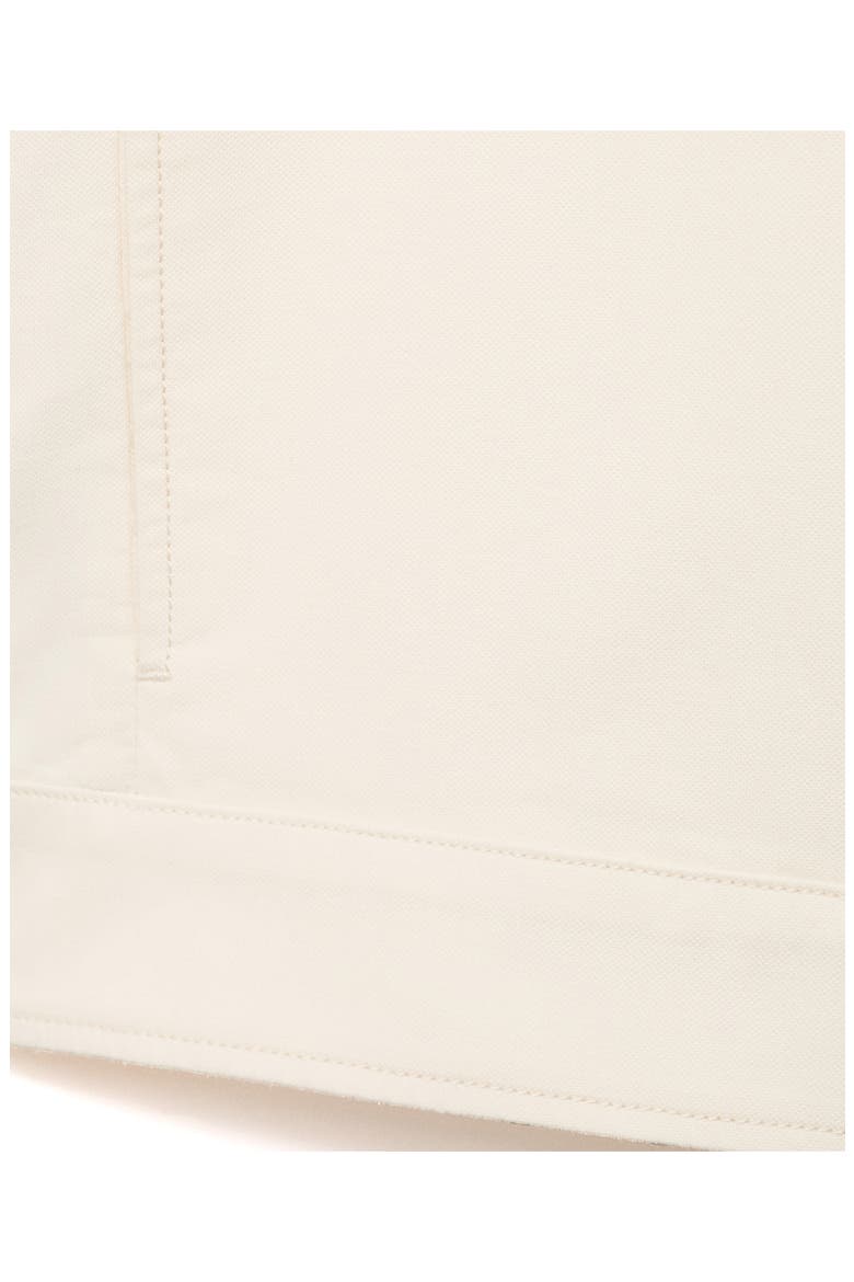 Straight Cotton Blend Jacket, Alternate, color, ECRU